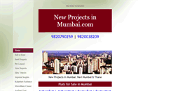 Desktop Screenshot of newprojectsinmumbai.com